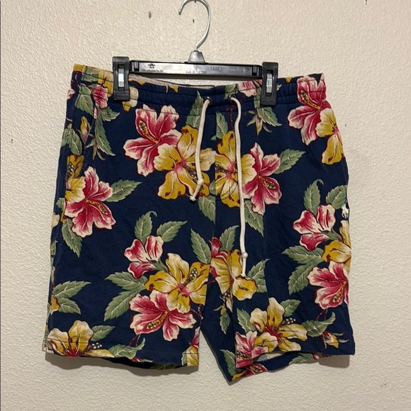 Ralph Lauren Other - Polo Ralph Lauren Summer Tropical Floral French Terry Shorts Navy and Multicolor